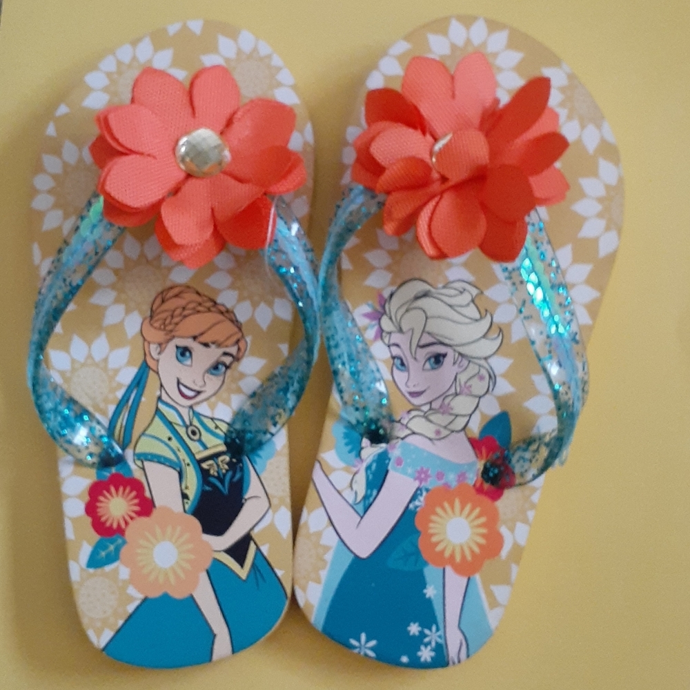 Disney frozen flip flops